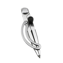 Load image into Gallery viewer, Carbon Steel Head Spacing Gauge Compasses Industrial Leather Side Liner Tool, Length: 126mm, Length: 126mm