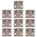 For Galaxy Trend II Duos / S7572 10pcs Charging Port Connector