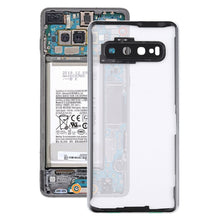 Load image into Gallery viewer, For Samsung Galaxy S10 G973F/DS G973U G973 SM-G973 Transparent Battery Back Cover with Camera Lens Cover