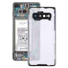 Load image into Gallery viewer, For Samsung Galaxy S10+ SM-G9750 G975F Transparent Battery Back Cover with Camera Lens Cover