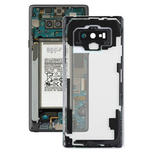 Load image into Gallery viewer, For Samsung Galaxy Note9 / N960D N960F Transparent Battery Back Cover with Camera Lens Cover