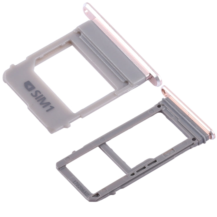 For Galaxy A520 / A720 2 SIM Card Tray + Micro SD Card Tray