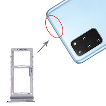 Load image into Gallery viewer, For Samsung Galaxy S20+ / Galaxy S20 Ultra SIM Card Tray + SIM Card Tray / Micro SD Card Tray, For Samsung Galaxy S20+(Double), For Samsung Galaxy S20+(Dual), For Samsung Galaxy S20+(Double SIM)