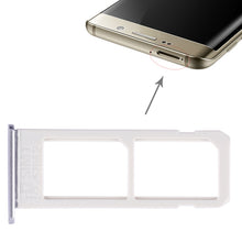Load image into Gallery viewer, For Galaxy S6 Edge plus / S6 Edge+ 2 SIM Card Tray, For Galaxy S6+, For Samsung Galaxy S6 Edge plus(Double)