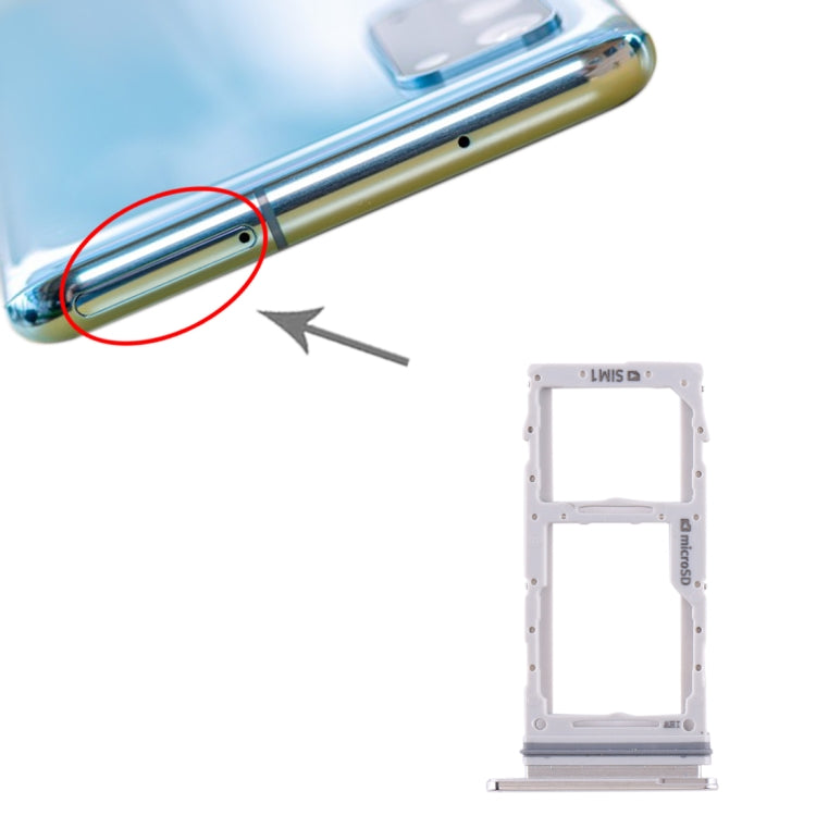 For Samsung Galaxy S20 SIM Card Tray + SIM Card Tray / Micro SD Card Tray