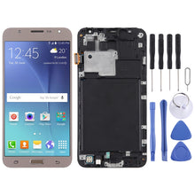 Load image into Gallery viewer, TFT Material LCD Screen and Digitizer Full Assembly with Frame for Galaxy J7 (2015) / J700F