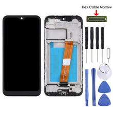 Load image into Gallery viewer, For Samsung Galaxy A01 SM-A015F OEM LCD Screen Digitizer Full Assembly with Frame, Flex Cable Narrow (Black), For Samsung Galaxy A01 SM-A015F(Narrow)