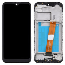 Load image into Gallery viewer, For Samsung Galaxy A01 SM-A015F OEM LCD Screen Digitizer Full Assembly with Frame, Flex Cable Narrow (Black), For Samsung Galaxy A01 SM-A015F(Narrow)