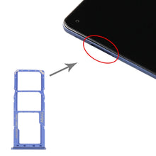 Load image into Gallery viewer, For Samsung Galaxy A21s SIM Card Tray + SIM Card Tray + Micro SD Card Tray, For Samsung Galaxy A21s(Double Card), For Samsung Galaxy A21s