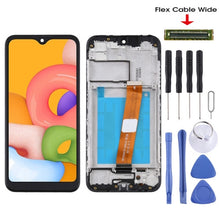 Load image into Gallery viewer, LCD Screen and Digitizer Full Assembly With Frame (Flex Cable Wide) for Samsung Galaxy A01 SM-A015M
