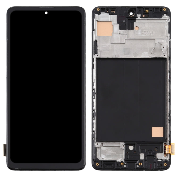 TFT Material LCD Screen and Digitizer Full Assembly With Frame for Samsung Galaxy A51 4G