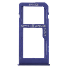 Load image into Gallery viewer, For Samsung Galaxy M40 SM-M405 SIM Card Tray + SIM Card Tray / Micro SD Card Tray, For Samsung Galaxy M40 (dual card), For Samsung Galaxy M40 (dual card) (Baby Blue)
