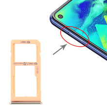 Load image into Gallery viewer, For Samsung Galaxy M40 SM-M405 SIM Card Tray + SIM Card Tray / Micro SD Card Tray