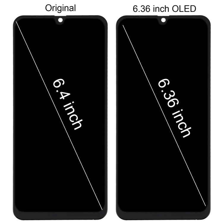 6.36 inch OLED Material LCD Screen and Digitizer Full Assembly for Samsung Galaxy A50 SM-A505