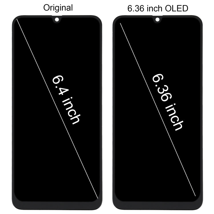 6.36 inch OLED Material LCD Screen and Digitizer Full Assembly for Samsung Galaxy M21 SM-M215