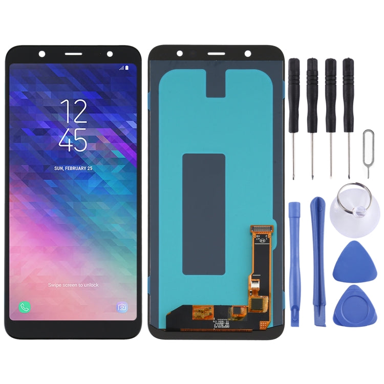 OLED Material LCD Screen and Digitizer Full Assembly for Samsung Galaxy A6+ (2018) SM-A605