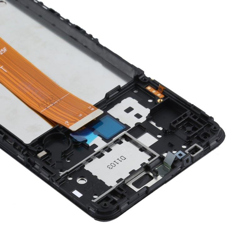 Original LCD Screen and Digitizer Full Assembly with Frame for Samsung Galaxy A12 4G SM-A125F
