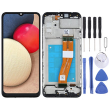 Load image into Gallery viewer, Original LCD Screen and Digitizer Full Assembly with Frame for Samsung Galaxy A02s SM-A025F(GE Version)