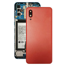 Load image into Gallery viewer, For Samsung Galaxy A02 Battery Back Cover with Camera Lens Frame, For Samsung Galaxy A02, For Samsung Galaxy A02(With Camera Lens)