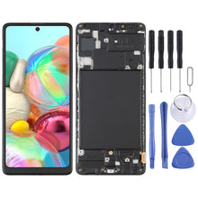 Load image into Gallery viewer, OLED Material LCD Screen and Digitizer Full Assembly with Frame for Samsung Galaxy A71 SM-A715(6.39 inch)