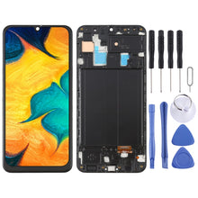 Load image into Gallery viewer, 6.36 inch OLED Material LCD Screen and Digitizer Full Assembly with Frame for Samsung Galaxy A30 SM-A305