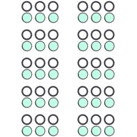 For Samsung Galaxy S21 5G SM-G991 10pcs Back Camera Lens