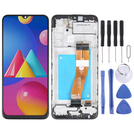 TFT Material LCD Screen and Digitizer Full Assembly With Frame for Samsung Galaxy M02s