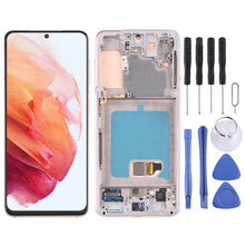 Load image into Gallery viewer, Original LCD Screen and Digitizer Full Assembly with Frame For Samsung Galaxy S21 4G/S21 5G SM-G990 SM-G991, For Samsung Galaxy S21 4G/S21 5G
