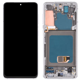 Original LCD Screen and Digitizer Full Assembly with Frame For Samsung Galaxy S21 4G/S21 5G SM-G990 SM-G991