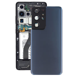 For Samsung Galaxy S21 Ultra 5G Battery Back Cover with Camera Lens Frame, For Samsung Galaxy S21 Ultra 5G(with Camera Cover)