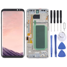 Load image into Gallery viewer, OLED Material LCD Screen and Digitizer Full Assembly with Frame for Samsung Galaxy S8+ SM-G955, For Samsung Galaxy S8+(OLED), For Samsung Galaxy S8+
