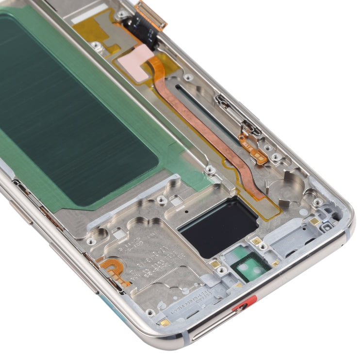OLED Material LCD Screen and Digitizer Full Assembly with Frame for Samsung Galaxy S8+ SM-G955, For Samsung Galaxy S8+(OLED), For Samsung Galaxy S8+