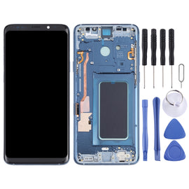 OLED Material LCD Screen and Digitizer Full Assembly with Frame for Samsung Galaxy S9+ SM-G965