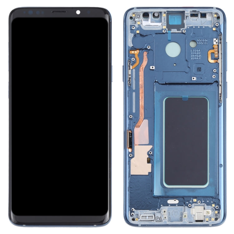OLED Material LCD Screen and Digitizer Full Assembly with Frame for Samsung Galaxy S9+ SM-G965