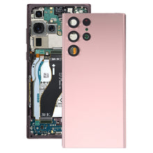 Load image into Gallery viewer, For Samsung Galaxy S22 Ultra 5G SM-S908B Battery Back Cover with Camera Lens Frame, For Samsung Galaxy S22 Ultra 5G