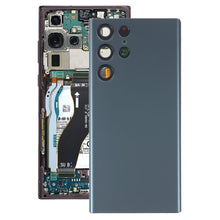Load image into Gallery viewer, For Samsung Galaxy S22 Ultra 5G SM-S908B Battery Back Cover with Camera Lens Frame, For Samsung Galaxy S22 Ultra 5G