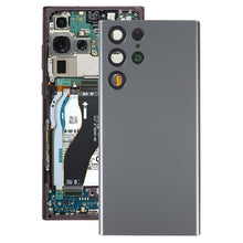 Load image into Gallery viewer, For Samsung Galaxy S22 Ultra 5G SM-S908B Battery Back Cover with Camera Lens Frame, For Samsung Galaxy S22 Ultra 5G