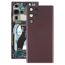 Load image into Gallery viewer, For Samsung Galaxy S22 Ultra 5G SM-S908B Battery Back Cover with Camera Lens Frame, For Samsung Galaxy S22 Ultra 5G