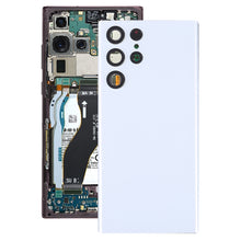 Load image into Gallery viewer, For Samsung Galaxy S22 Ultra 5G SM-S908B Battery Back Cover with Camera Lens Frame, For Samsung Galaxy S22 Ultra 5G