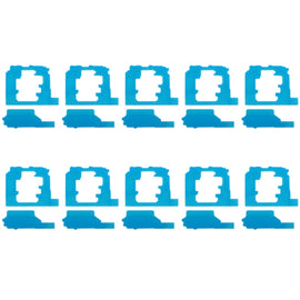 For Galaxy S9 10pcs Waterproof Adhesive Sticker