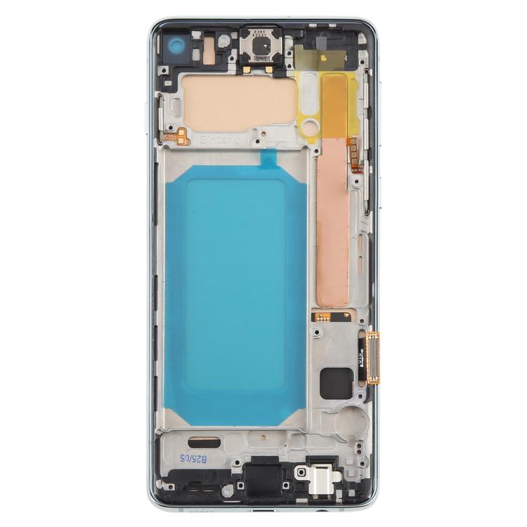 For Samsung Galaxy S10 4G SM-G973F 6.05 inch TFT LCD Screen Digitizer Full Assembly with Frame, Not Supporting Fingerprint Identification