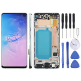 For Samsung Galaxy S10 4G SM-G973F 6.05 inch TFT LCD Screen Digitizer Full Assembly with Frame, Not Supporting Fingerprint Identification