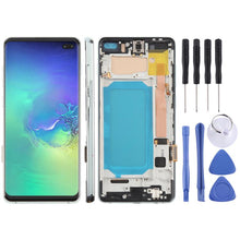 Load image into Gallery viewer, For Samsung Galaxy S10+ SM-G975F 6.38 inch TFT LCD Screen Digitizer Full Assembly with Frame, Not Supporting Fingerprint Identification, For Samsung Galaxy S10+ SM-G975F 6.38 inch(Not Fingerprint), For Samsung Galaxy S10+ (TFT)
