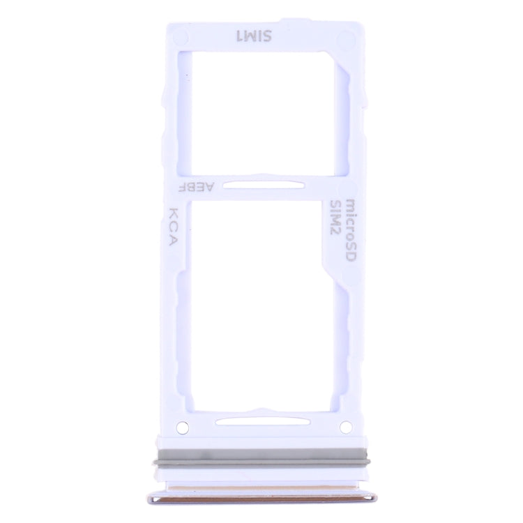 For Samsung Galaxy A72 SM-A725 SIM Card Tray + SIM Card Tray / Micro SD Card Tray