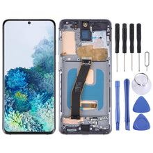 Load image into Gallery viewer, OLED Material LCD Screen for Samsung Galaxy S20 SM-G980 Digitizer Full Assembly With Frame