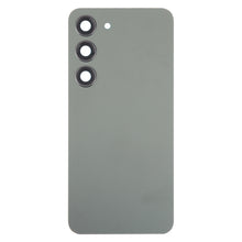Load image into Gallery viewer, For Samsung Galaxy S23 SM-S911B OEM Glass Battery Back Cover with Camera Lens Frame, For Samsung Galaxy S23 (with Camera Cover)