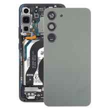 Load image into Gallery viewer, For Samsung Galaxy S23 SM-S911B OEM Glass Battery Back Cover with Camera Lens Frame, For Samsung Galaxy S23 (with Camera Cover)