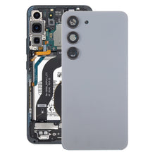 Load image into Gallery viewer, For Samsung Galaxy S23 SM-S911B OEM Glass Battery Back Cover with Camera Lens Frame, For Samsung Galaxy S23 (with Camera Cover)