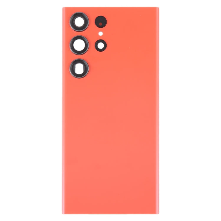 For Samsung Galaxy S23 Ultra SM-S918 Glass Battery Back Cover with Camera Lens Cover