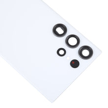 Load image into Gallery viewer, For Samsung Galaxy S23 Ultra SM-S918 Glass Battery Back Cover with Camera Lens Frame, For Samsung Galaxy S23 Ultra(with Camera Cover)